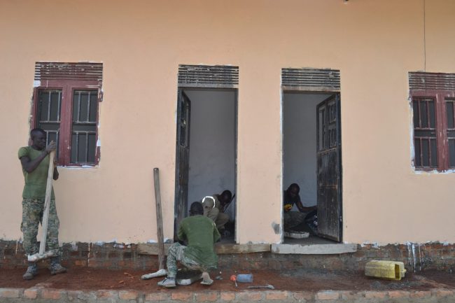Final touches of the Quick Impact Project by the UPDF Engineers Brigade
