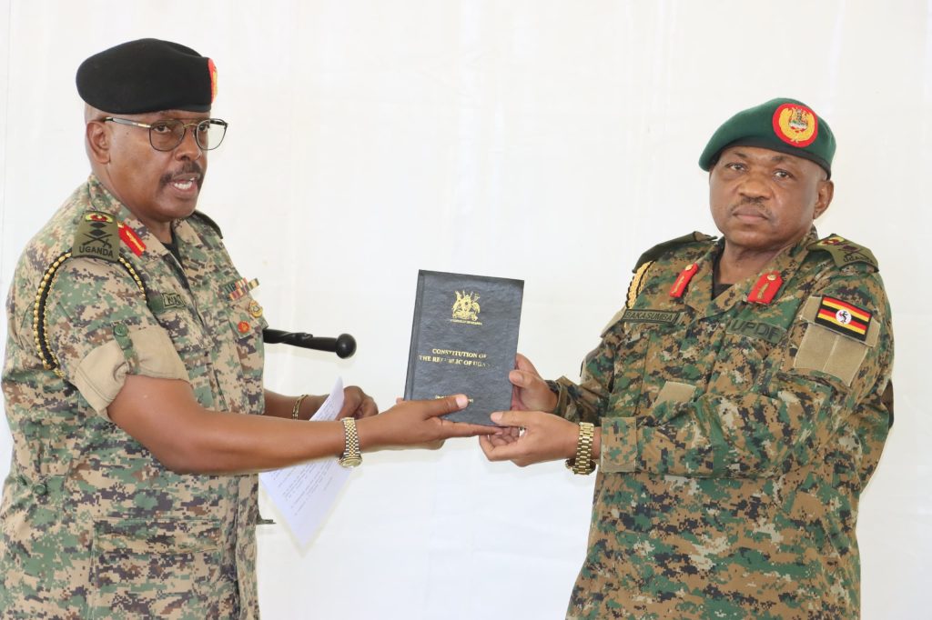Gen Kainerugaba Urges Troops To Always Leave A Positive And Indelible ...