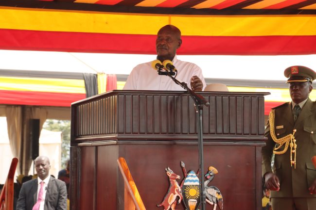 President Museveni addresses the gathering1