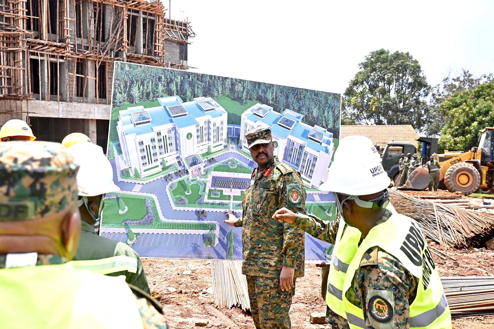 First Udf Building CDF Inspects UPDF Headquarters Project, Urges Engineers to Expedite ...