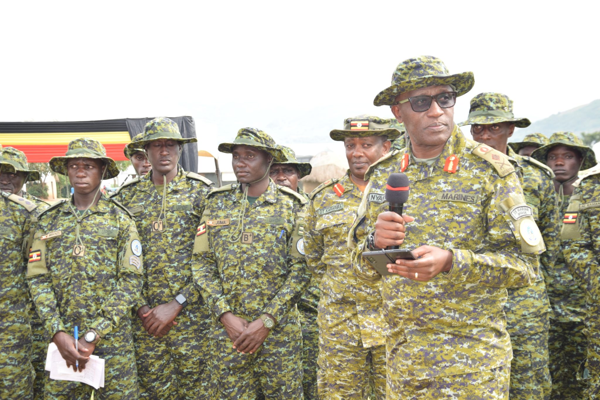 Updf Commander UPDF 15 Marine Brigade Graduates 53 Soldiers in Coxswain and Maritime ...