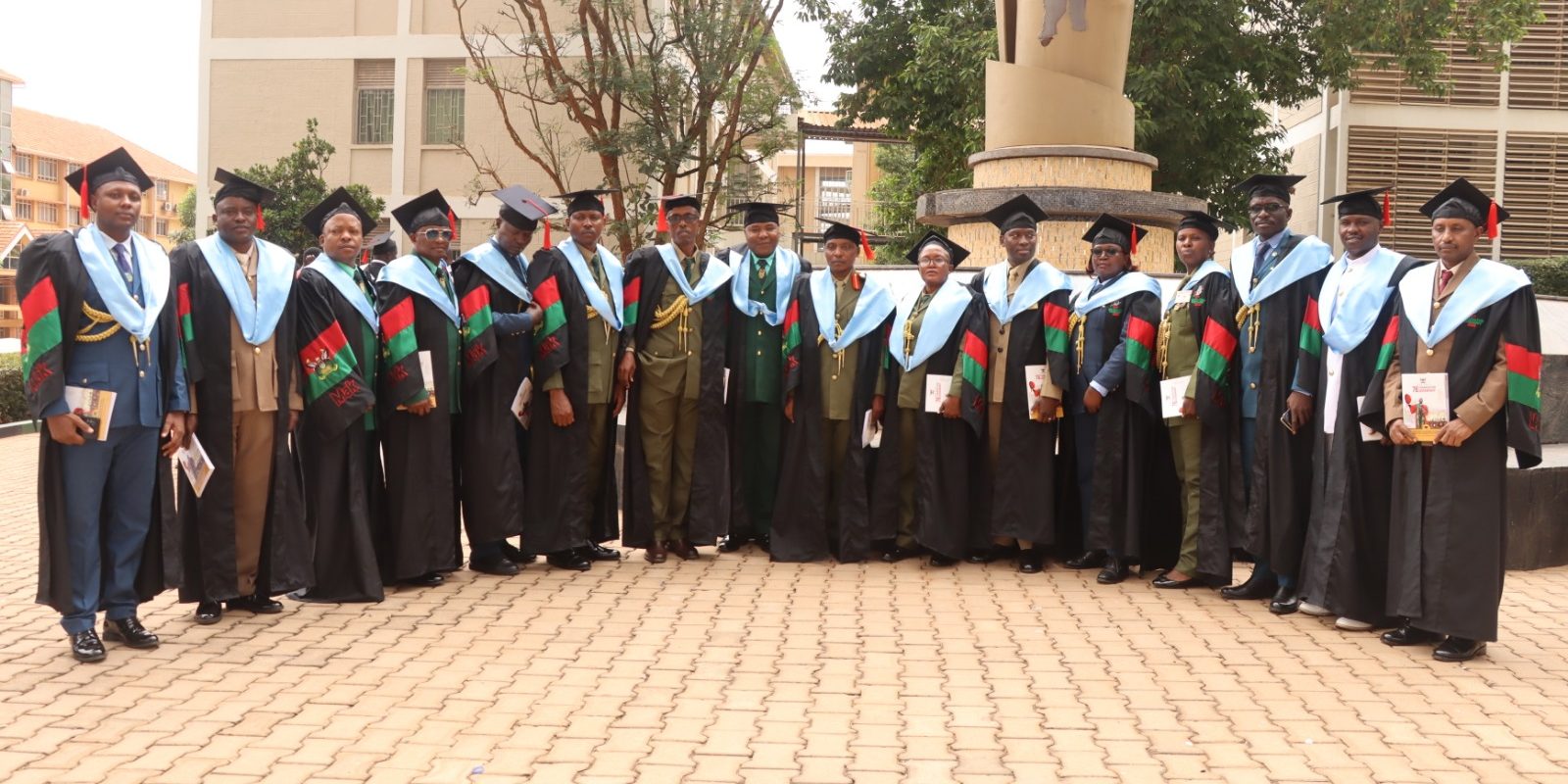 Some of UPDF Graduates in a group photo at MUK on 27 02 2026.JPG