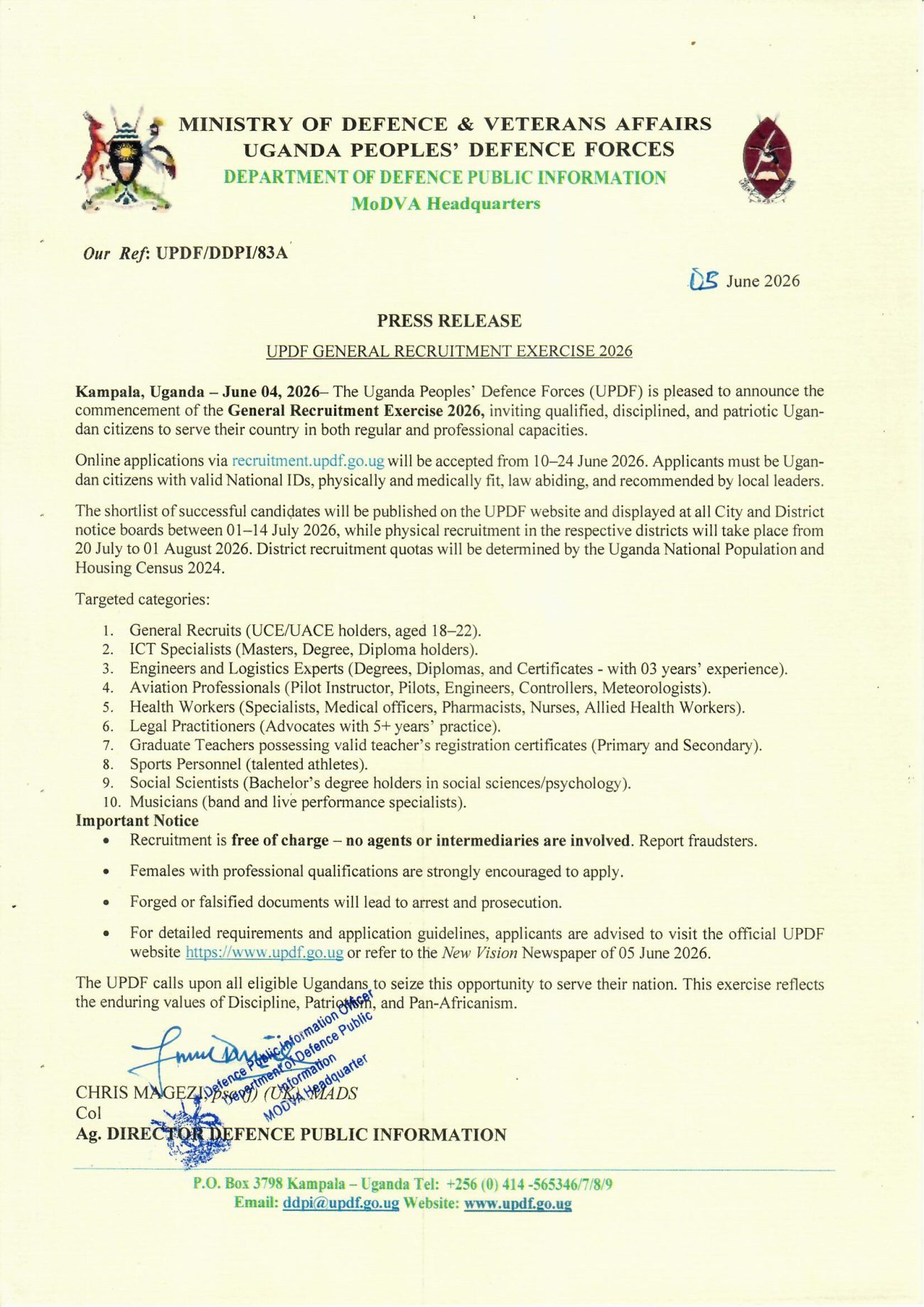 Press Release Archives - UPDF