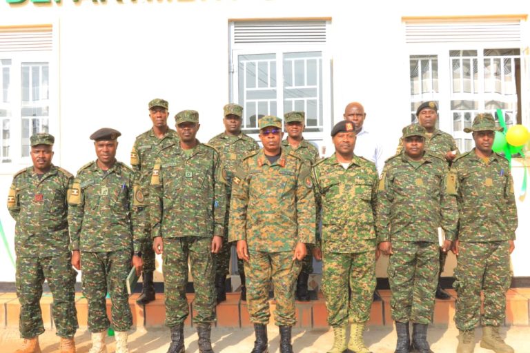 Group photo of some members of Joint Staff Formal Education Sports and Culture after opening a new block at Land Force HQs Bombo_.jpg