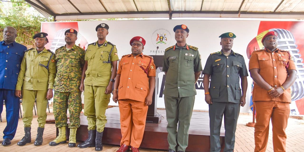 UPDF AND SECURITY SISTERS IN A GROUP PHOTO