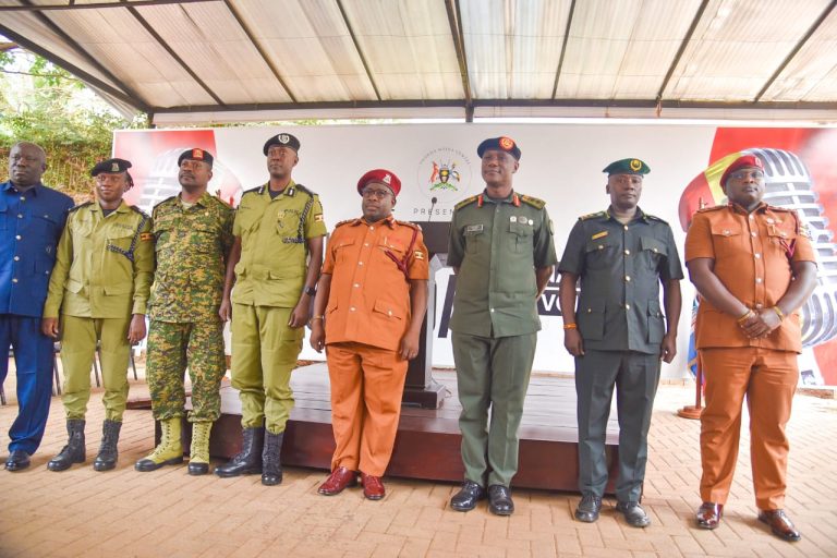 UPDF AND SECURITY SISTERS IN A GROUP PHOTO