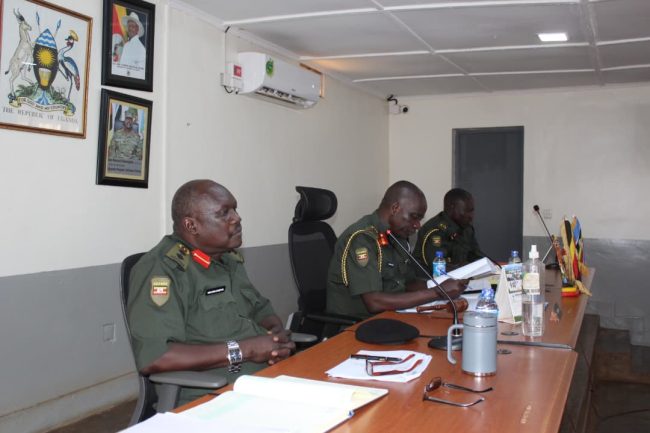 Chairman in center making a ruling.JPG