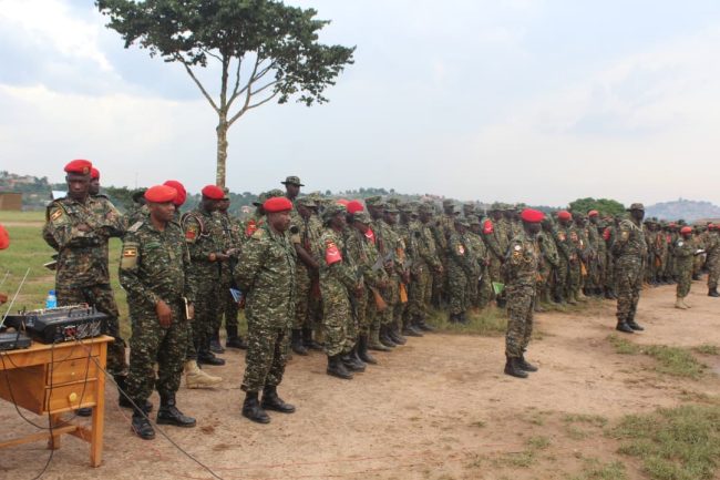 UNEB participants listening to Maj Gen William’s briefing.JPG
